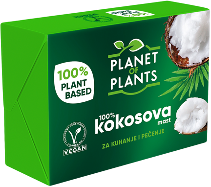 planet of plants kokosovo maslo izdelka