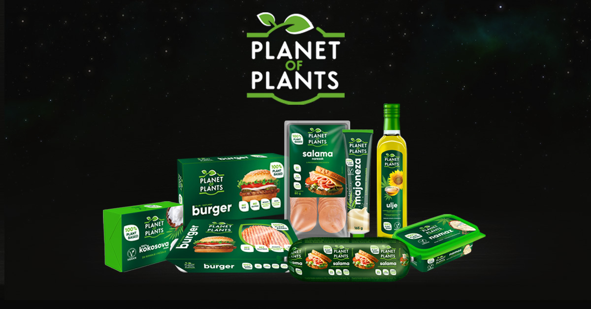 Planet of plants - 100 % plant-based